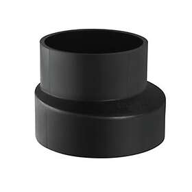 Geberit PEH Reducer Svart 75x50mm