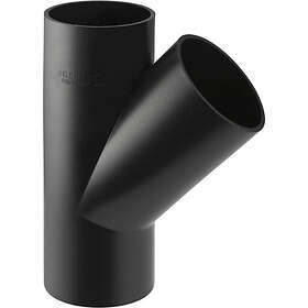 Geberit 90 x 75 mm rør sort