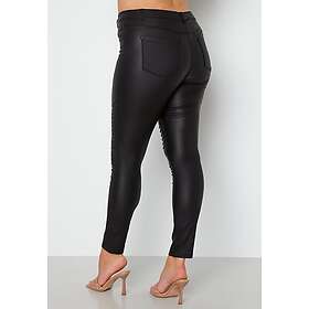 Bubbleroom Punk Biker Coated Jeans (Dame)