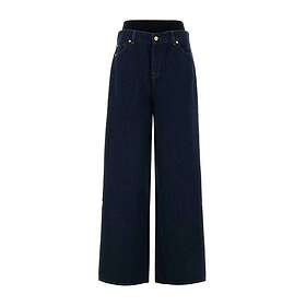 Malina Matilda Slouchy Mid Rise Wide Jeans (Dam)