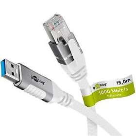 Goobay USB-A 3.0 Câble Réseau 15m