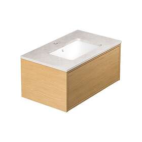 Gustavsberg Ducentic Vanity Cabinet 80cm Polar Grey (GB71DCVU80ARSG1100)