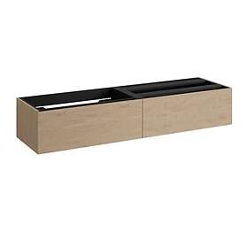 VikingBad MIE Compact Vaskeskap 160cm Skandinavisk eik (118934)