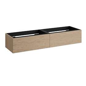 VikingBad MIE Vanity Cabinet 140cm Scandinavian Oak (118933)