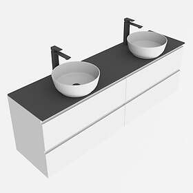 VikingBad MIE Vaskeskap 180cm Hvitt (114097)