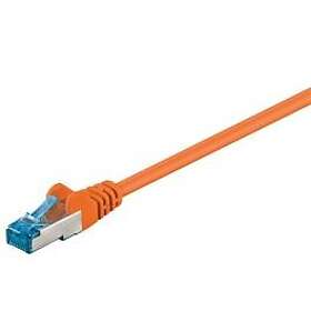 Goobay S/FTP Cat6a Patch Cable Orange 5m