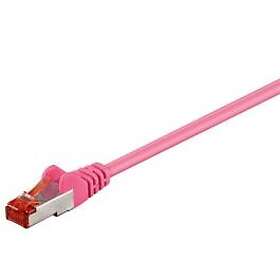 Goobay S/FTP Cat6 Magenta 3m Patch Cable