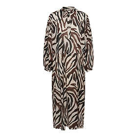 InWear Rosalieiw Zebra Print Lång Klänning