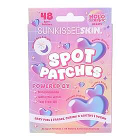 SunKissed Holographic Hearts Spot Patches 48 st