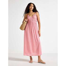 Lindex Maxi Dress Kråppad Bomull