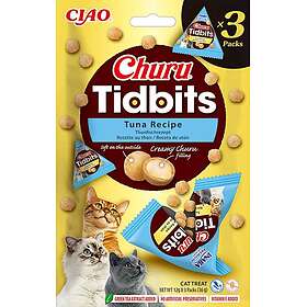 Churu Tidbits Tonnikala Kermainen Purée 12 g x 3-Pack