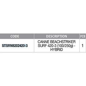 Sunset Beachstriker Hybrid Surfcasting 4.20m / 100-250g