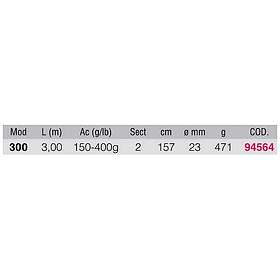 Kali Kunnan Juno Spinning 3.20m / 150-400g