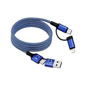 Smrter _MAGNETO_ULT_BL USB-C till USB-A 1 m