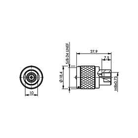 Telegärtner 100123532 Fme-Adapter