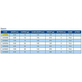 Colmic Fiume T8001 Bolognese 6.00m / 20g