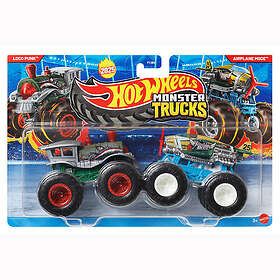 Hot Wheels Monster Trucks Loco Punk vs Airplane Mode