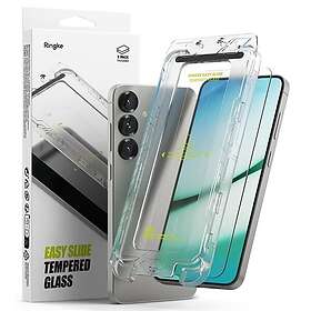 Ringke Easy Slide Skjermbeskytter i herdet glass for Samsung Galaxy S25 (2-pack)