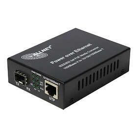 Allnet ALL-MC202P-SFP1-POE 1000 Mbit/s IEEE 802.3af Medieomformer