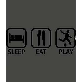 Kruskis Sleep Eat And Play Football Kortärmad T-shirt (Herr)
