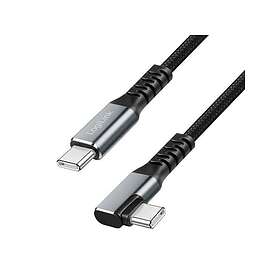LogiLink CU0271 USB 3.2 USB-C til USB-C 90-graders 1.0 m