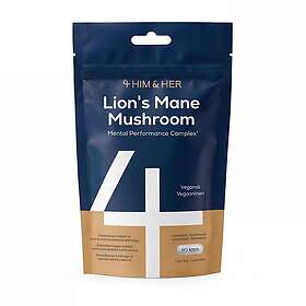 4Him & Her Lion's Mane & B-vitamins 90 kapslar