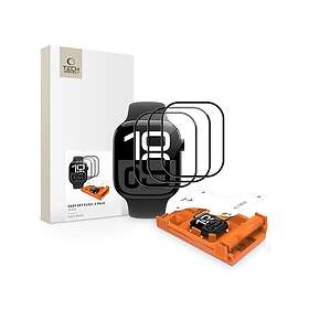 Tech-Protect Easy Set Flex+ Härdat glas skärmskydd för Apple Watch 40mm (3-pack)