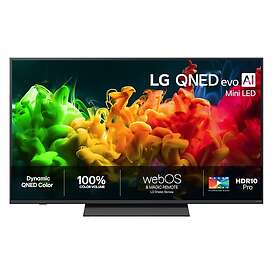 LG QNED80 55" 4K Mini-LED evo AI Smart TV (2026) - 55QNED80B6B.AEU