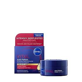 Nivea Vital Anti-rynke Nattkräm Ansikte Hals 50ml