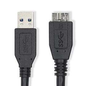 Nedis CCGL61500BK10 USB-A to USB Micro-B USB 3.2 Gen 1 5 Gbps 1.0 m