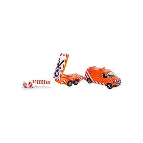 Kids Globe VW Transporter med pilbil og lys Die-Cast