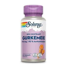 Solaray GPH Gurkemeie 190mg 60 kapsler