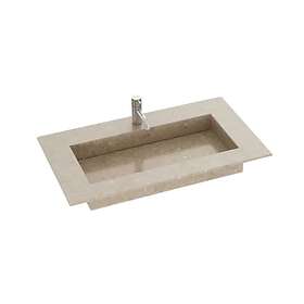 Dansani Inzo Angular Måltilpasset Servant Silestone Coral Clay 80-99cm 338808419