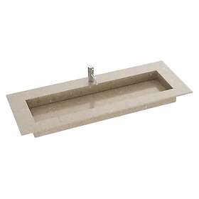 Dansani Inzo Angular Måltilpasset Servant Silestone Coral Clay 45.5cm 180-199cm