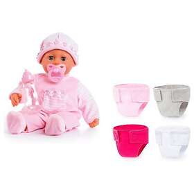 Bayer First Words Baby Ljusrosa 38cm