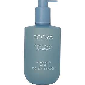 Ecoya Sandalwood & Amber Body Wash 450ml