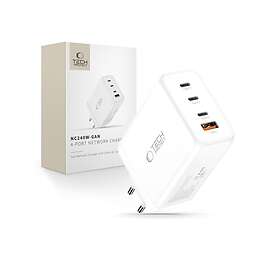 Tech-Protect NC240W-GaN 4-Ports GaN Stationær Oplader 240W