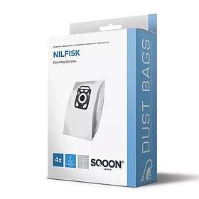 SQOON 52096-4 Nilfisk King/Extreme 3-D Dust Bag (4-pack)