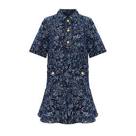 Ganni Tapestry Denim Mini Klänning