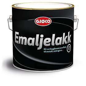 Gjøco Emaljelakk Målning Glans Svart 3L