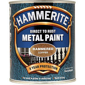 Hammerite Metal Paint Hammered Copper 0.75L