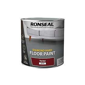 Ronseal DiamondHard Floor Paint Tile Red 2.5L
