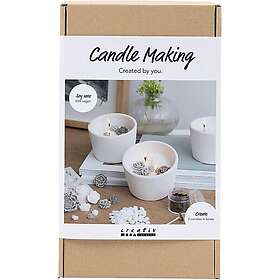 DIY Kit Vokslys-kit Beige Hvit Cream 1 pc