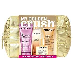 Nuxe Prodigieux My Golden Crush Gift Set for Women (Shower Gel, Shampoo, Body Lo
