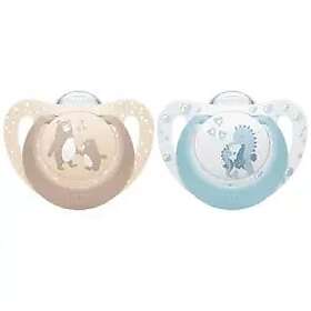 Nuk First Choice Silikon Pacifier 0-6m (Bjørn/Sjøhest)
