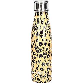 BUILT Leopard Rustfritt Stål Flaske Dobbelvegg 0.48L