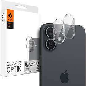 Spigen Glass tR Optik Näytönsuoja iPhone 16/16 Plus (2-pack)