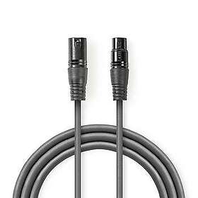 Nedis XLR Audio Cable 1m COTH15010GY10