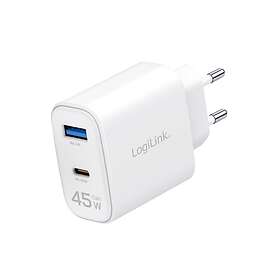 LogiLink PA0410 GaN Lader USB-C/USB 45W