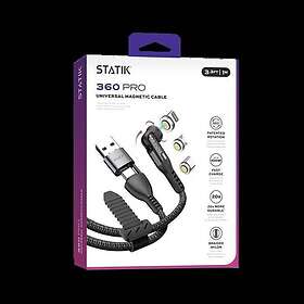 STATIK PUP-0520-6FT USB-C vers Micro-USB vers Lightning 2 m